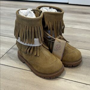 Roper tan fringe infant size western cowgirl cowboy boots size 7